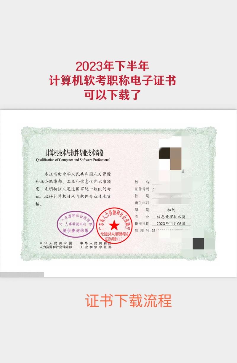 2023下半年计算机软考电子证书开放下载，职场进阶与咨询服务双管齐下